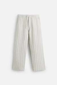 PANTALON COUPE DÉCONTRACTÉE JACQUARD
