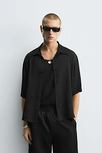 CHEMISE SATINÉE RELAXED FIT