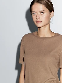 Faded 100% cotton T-shirt