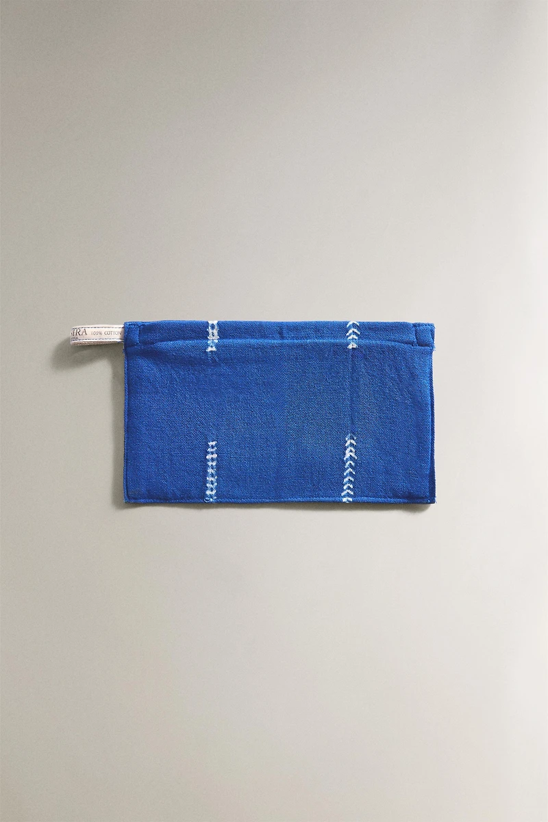 COTTON TOILETRY BAG X TENSIRA
