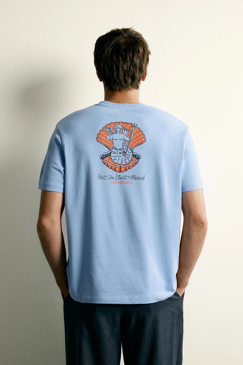 COMBINATION RELAXED FIT T-SHIRT