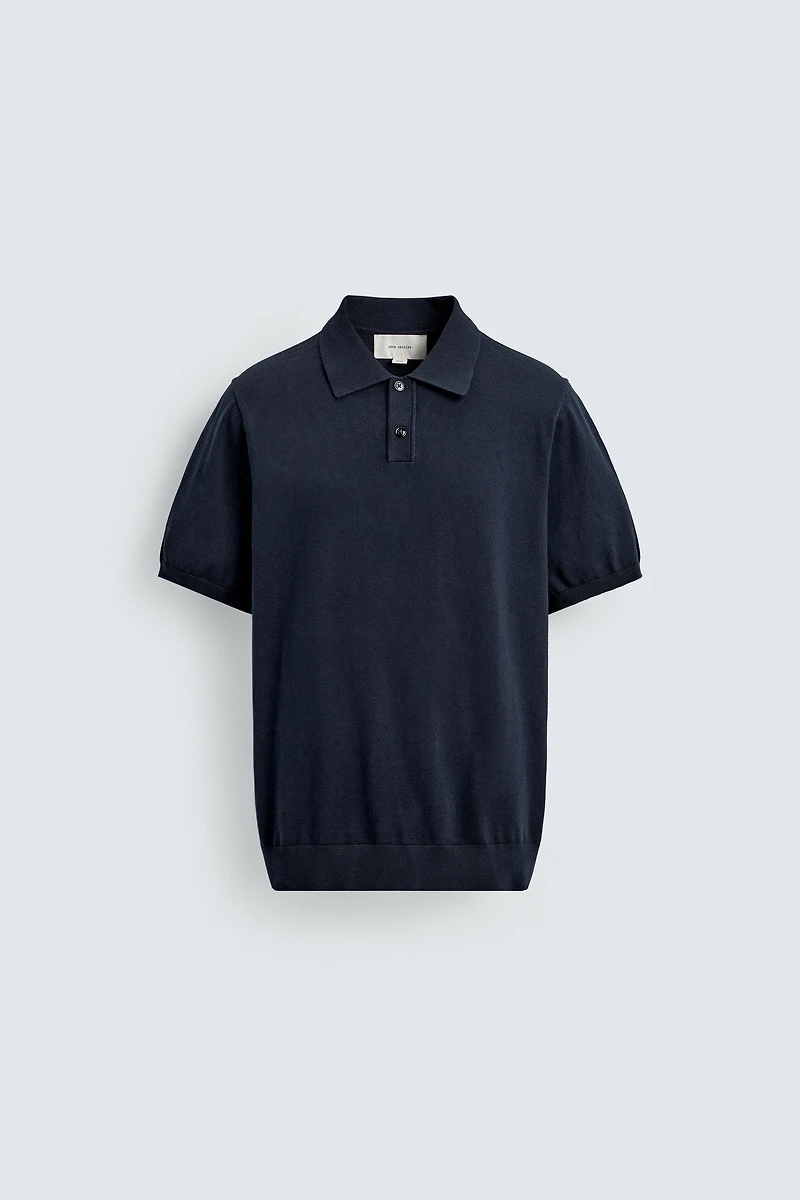 POLO REGULAR FIT EN MAILLE