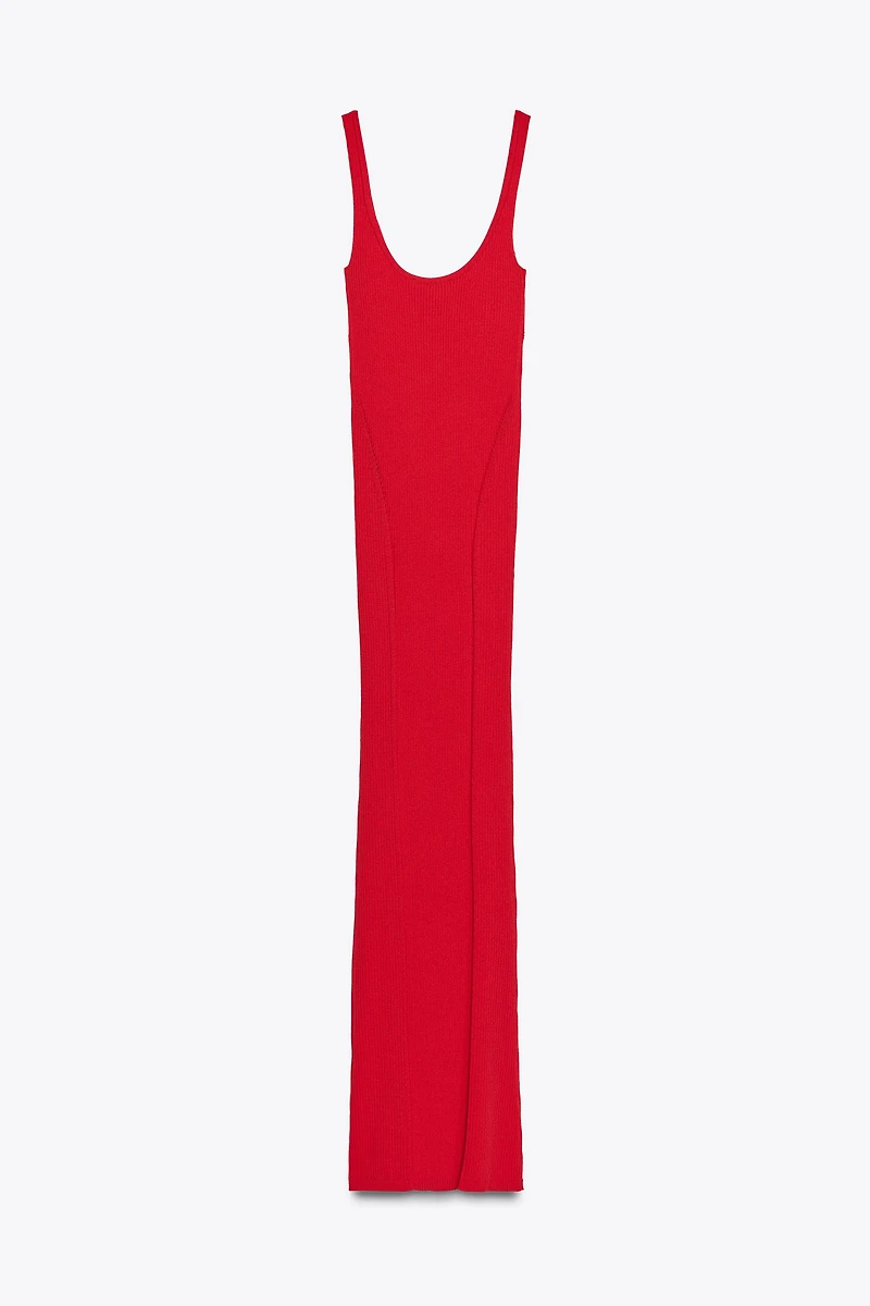 FITTED KNIT DRESS