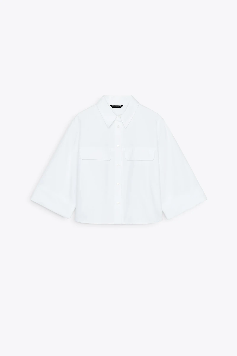 CHEMISE OXFORD COURTE