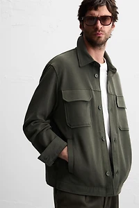 COMFORT TEXTURED OVERSHIRT