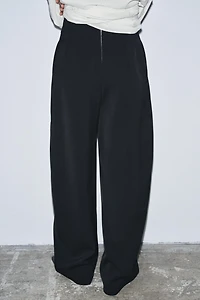 ZW COLLECTION HIGH-WAISTED ZIP PANTS