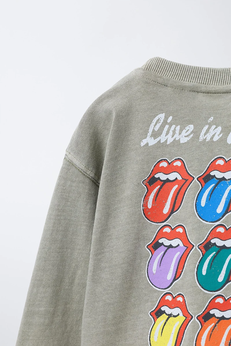 WASHED EFFECT ROLLING STONES © T-SHIRT