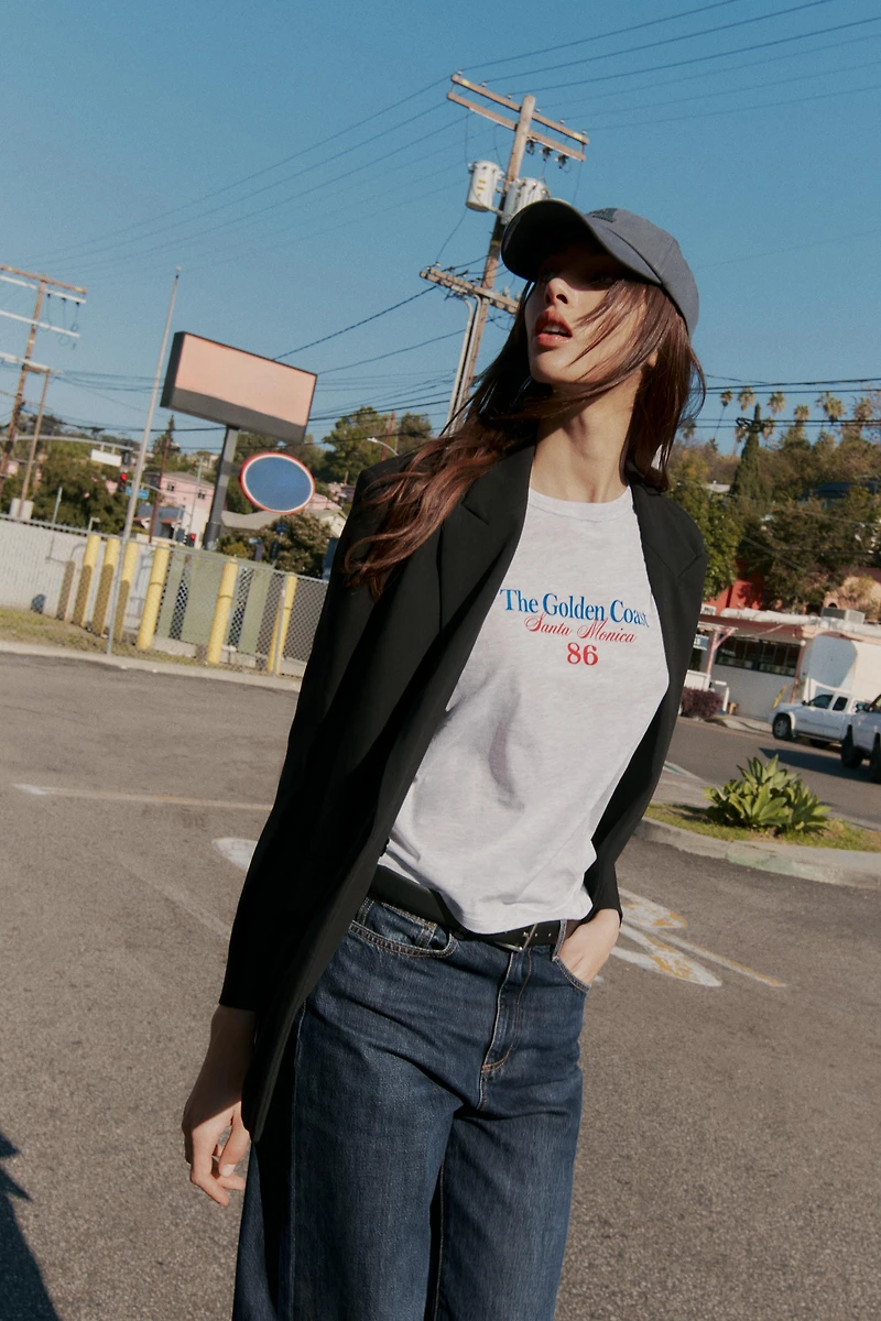 OVERSIZED DOUBLE-BREASTED BLAZER