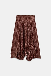 PRINTED LONG SKIRT ZW COLLECTION