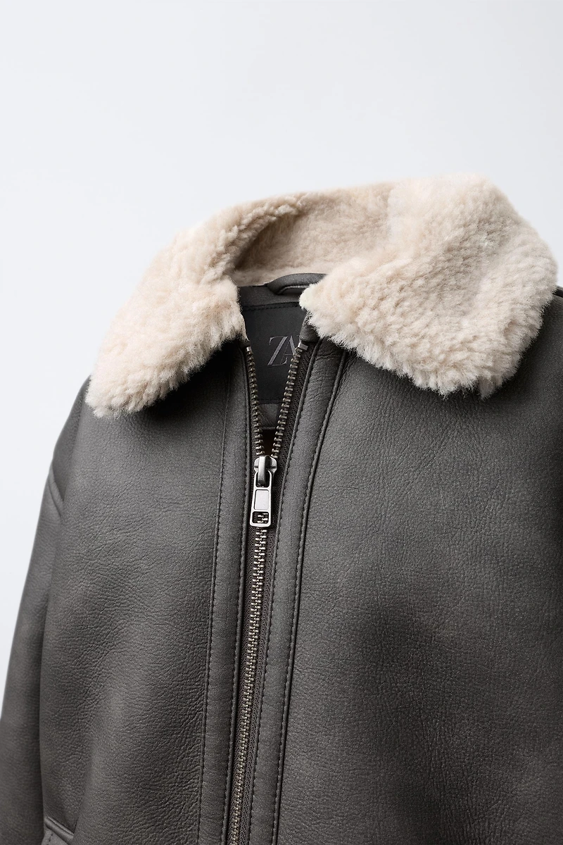 DOUBLE-FACED BOMBER JACKET