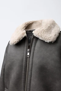 DOUBLE-FACED BOMBER JACKET