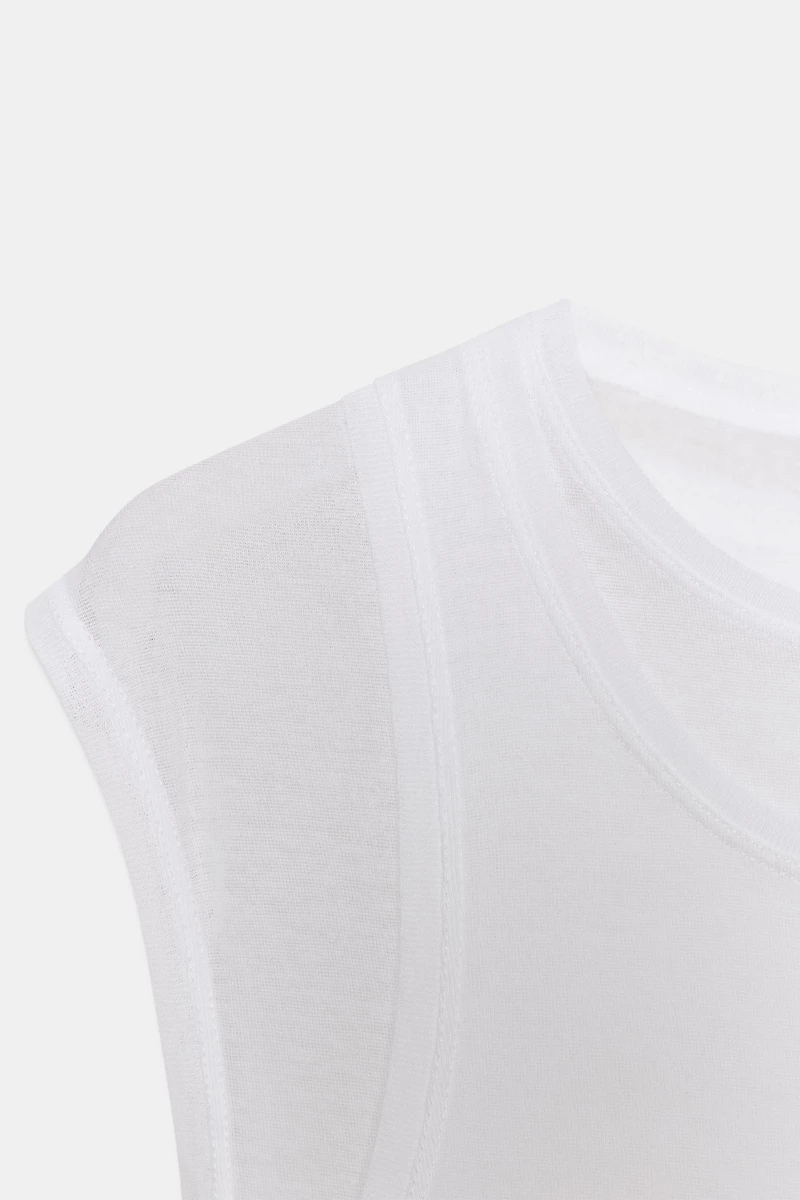T-SHIRT SUPIMA® DOUBLE EFFET