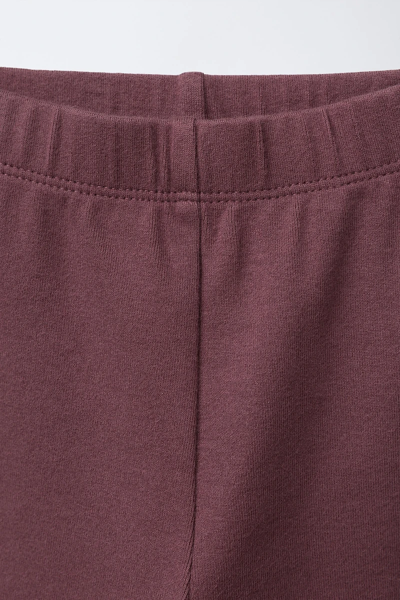 PLAIN SWEATSHIRT AND LEGGING SET