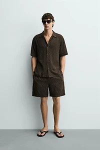 CHEMISE JACQUARD GÉOMÉTRIQUE