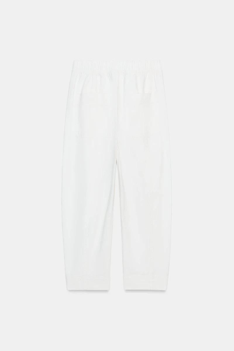 PANTALON À TAILLE ÉLASTIQUE