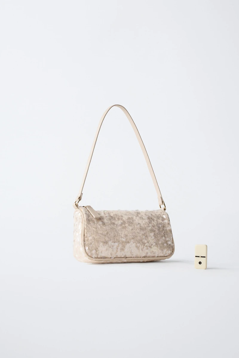 SEQUIN SHOULDER BAG