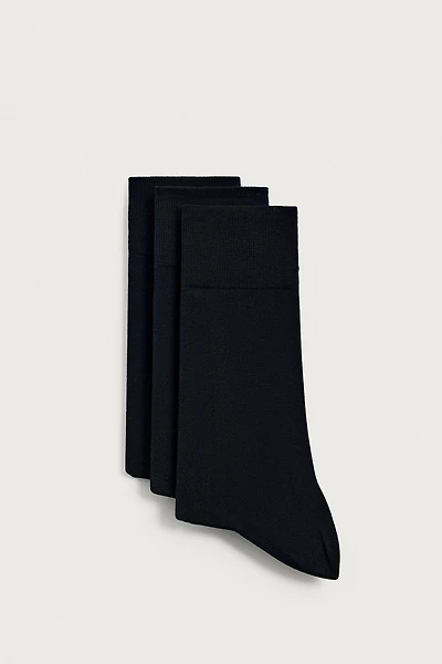 LOT DE 3 CHAUSSETTES EN COTON MERCERISÉ