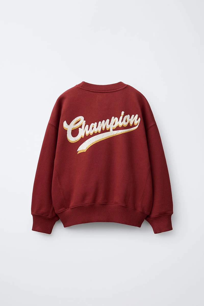 CHAMPION ® X ZARA PRINTED SWEATSHIRT