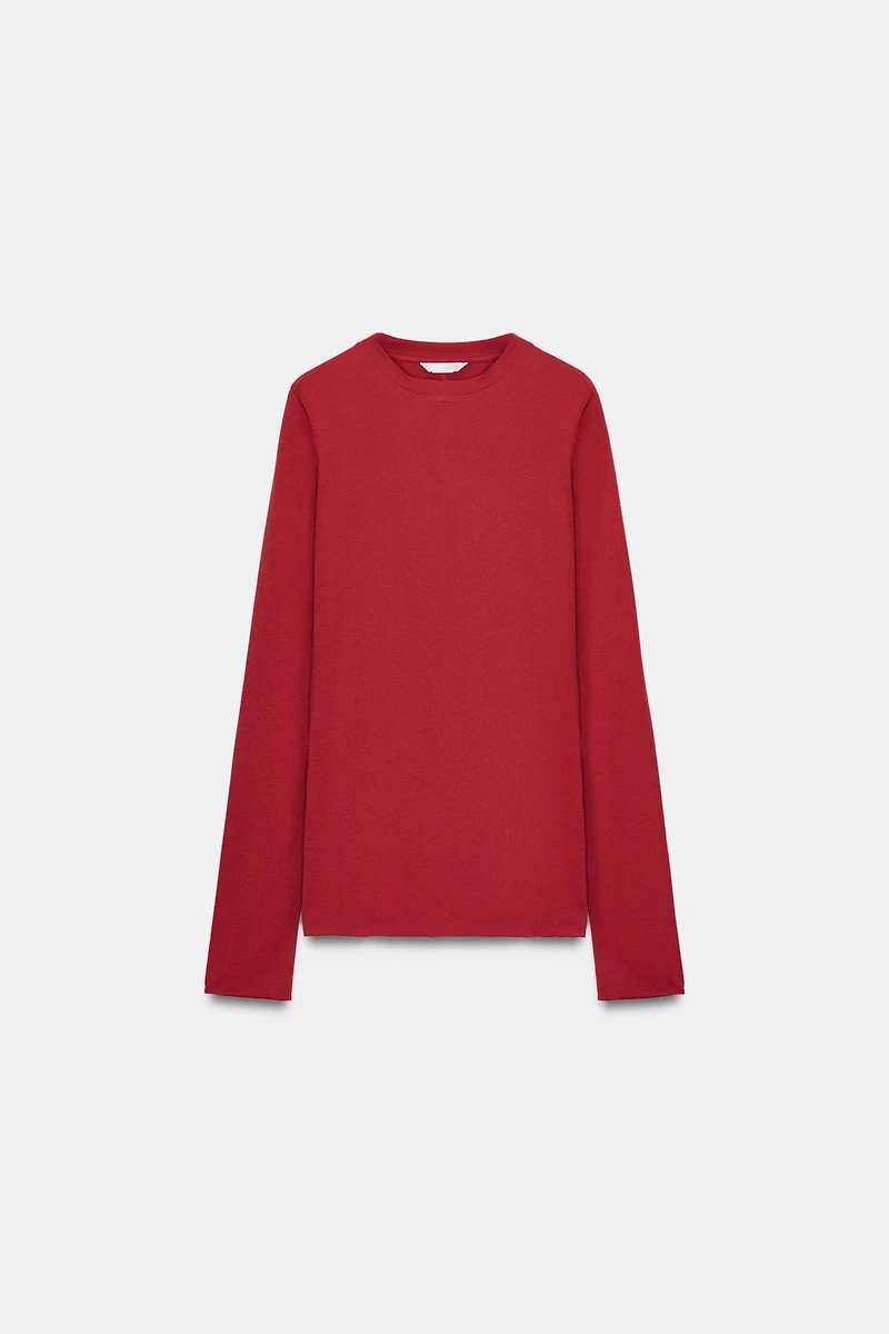 COTTON LONG SLEEVE T-SHIRT