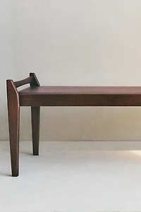 LONG WOODEN BENCH