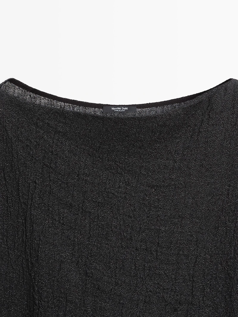 Robe midi asymétrique lin