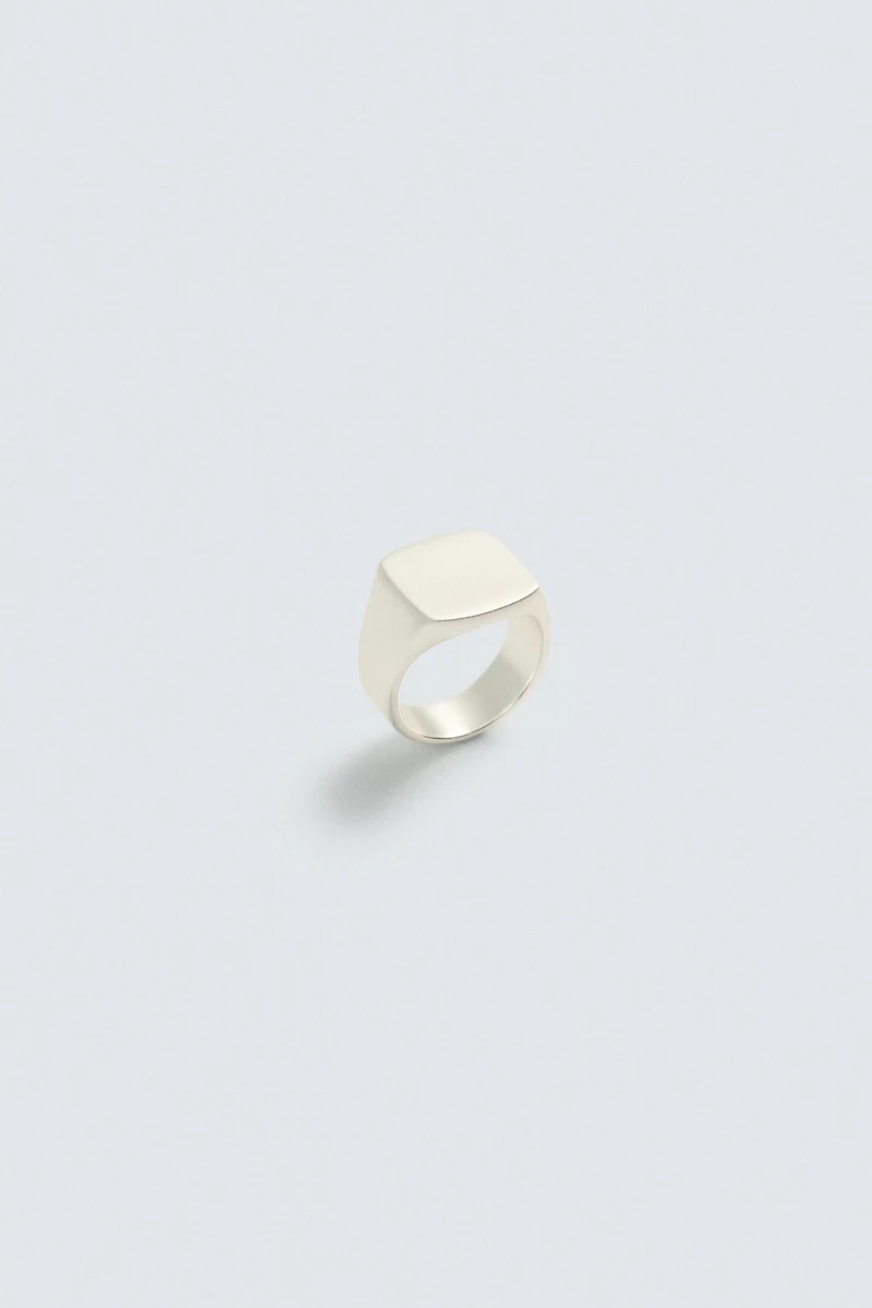 METAL SIGNET RING