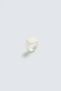METAL SIGNET RING