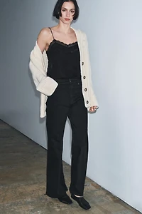 ZW COLLECTION HIGH RISE WIDE LEG JEANS