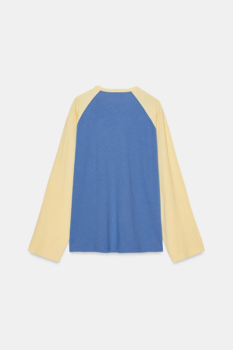 LONG SLEEVE RAGLAN T-SHIRT