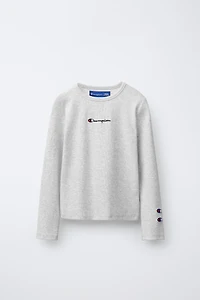 CHAMPION ® X ZARA TEXT RIBBED T-SHIRT