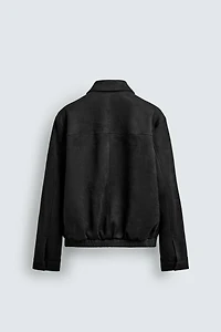 FAUX SUEDE JACKET