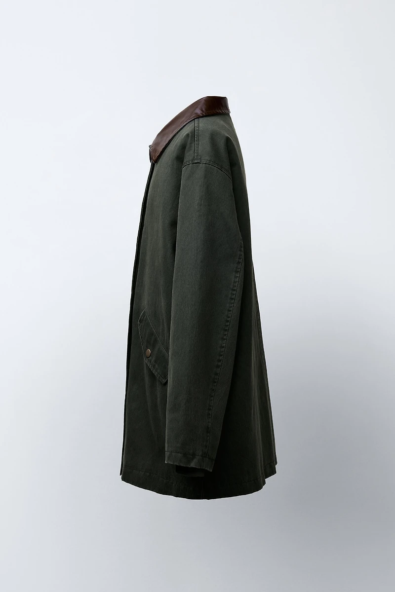 LONG WAXED JACKET
