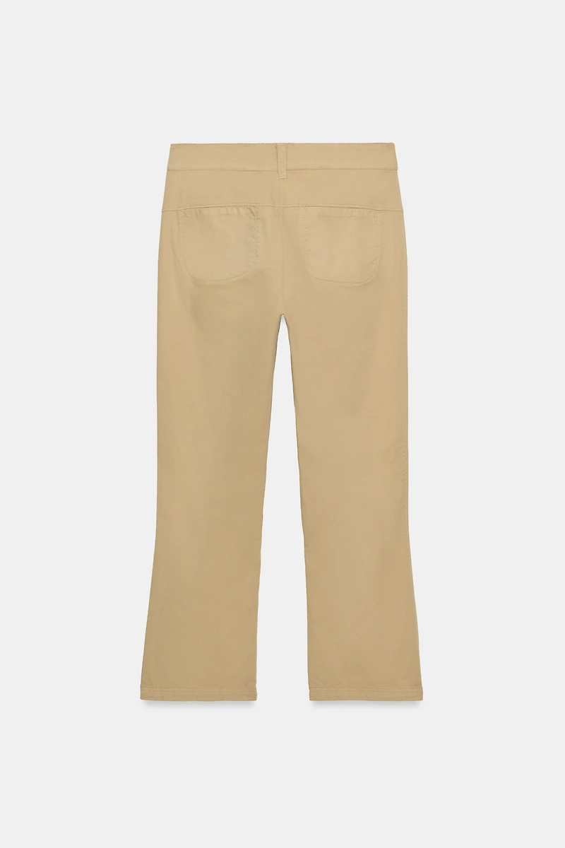 MINI FLARE PANTS WITH POCKETS