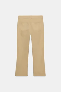 MINI FLARE PANTS WITH POCKETS