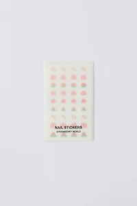 ZARA NAIL STICKERS STRAWBERRY WORLD