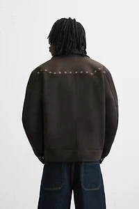 FAUX SUEDE JACKET