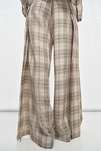 PANTALON À CARREAUX ZW COLLECTION