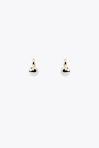 CONTRAST BALL EARRINGS