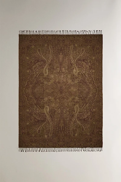 PLAID JACQUARD PAISLEY