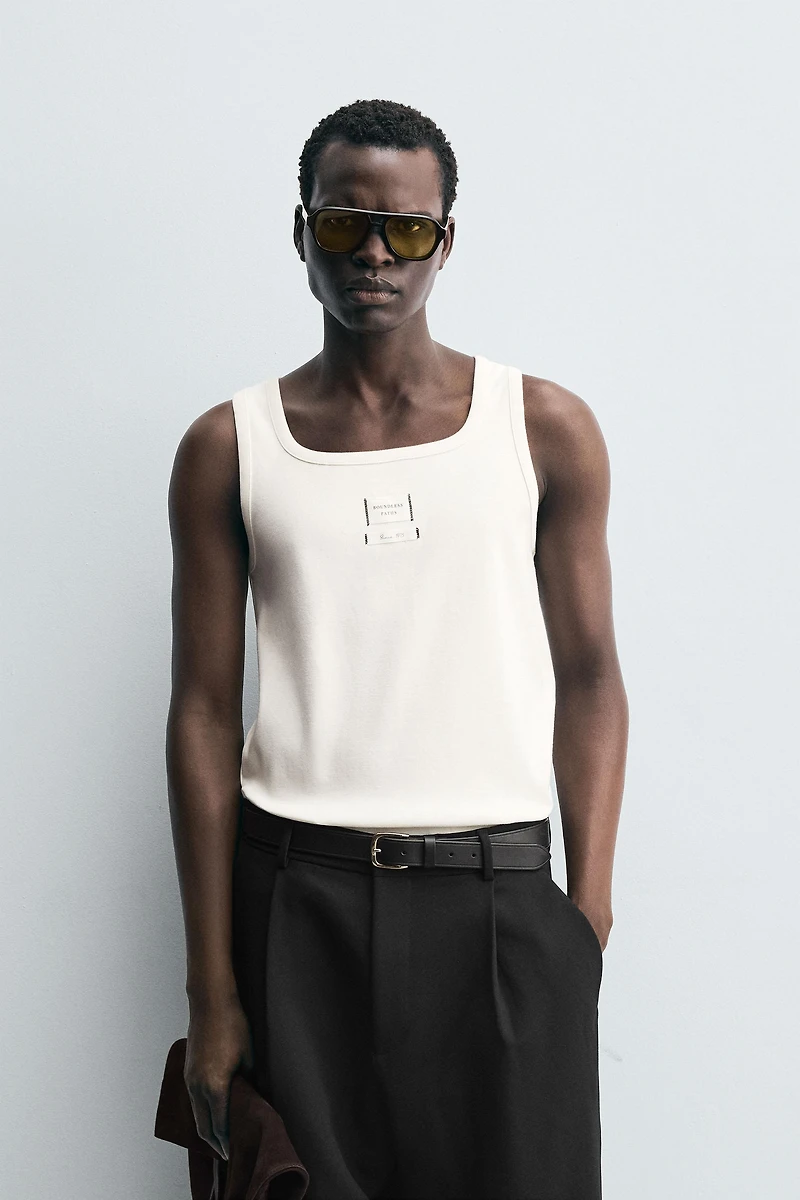 LABELS TANK TOP