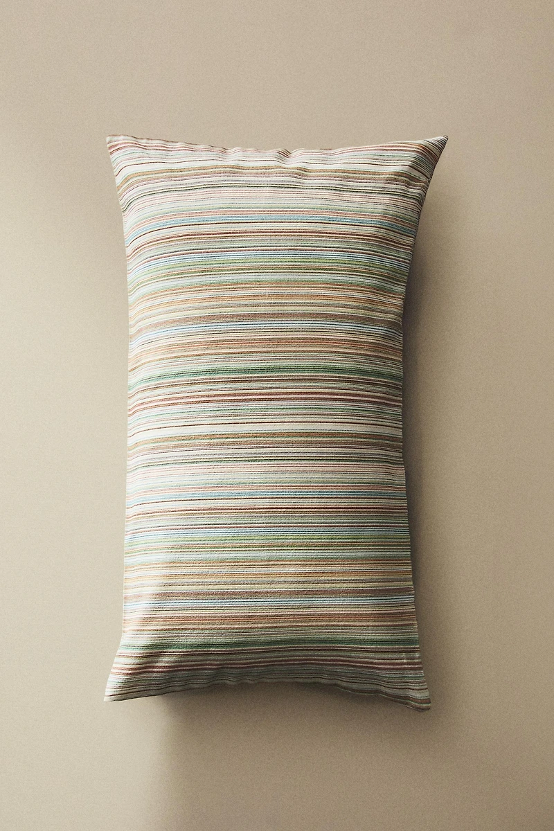 STRIPED THROW PILLOW COVER