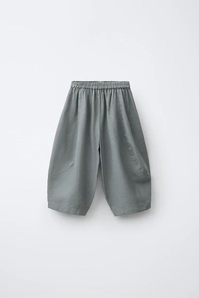 100% LINEN BALLOON PANTS