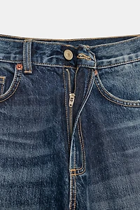 TRF HIGH WAIST WIDE LEG FULL LENGTH JEANS