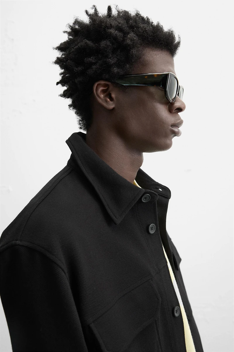 COMFORT TEXTURED OVERSHIRT
