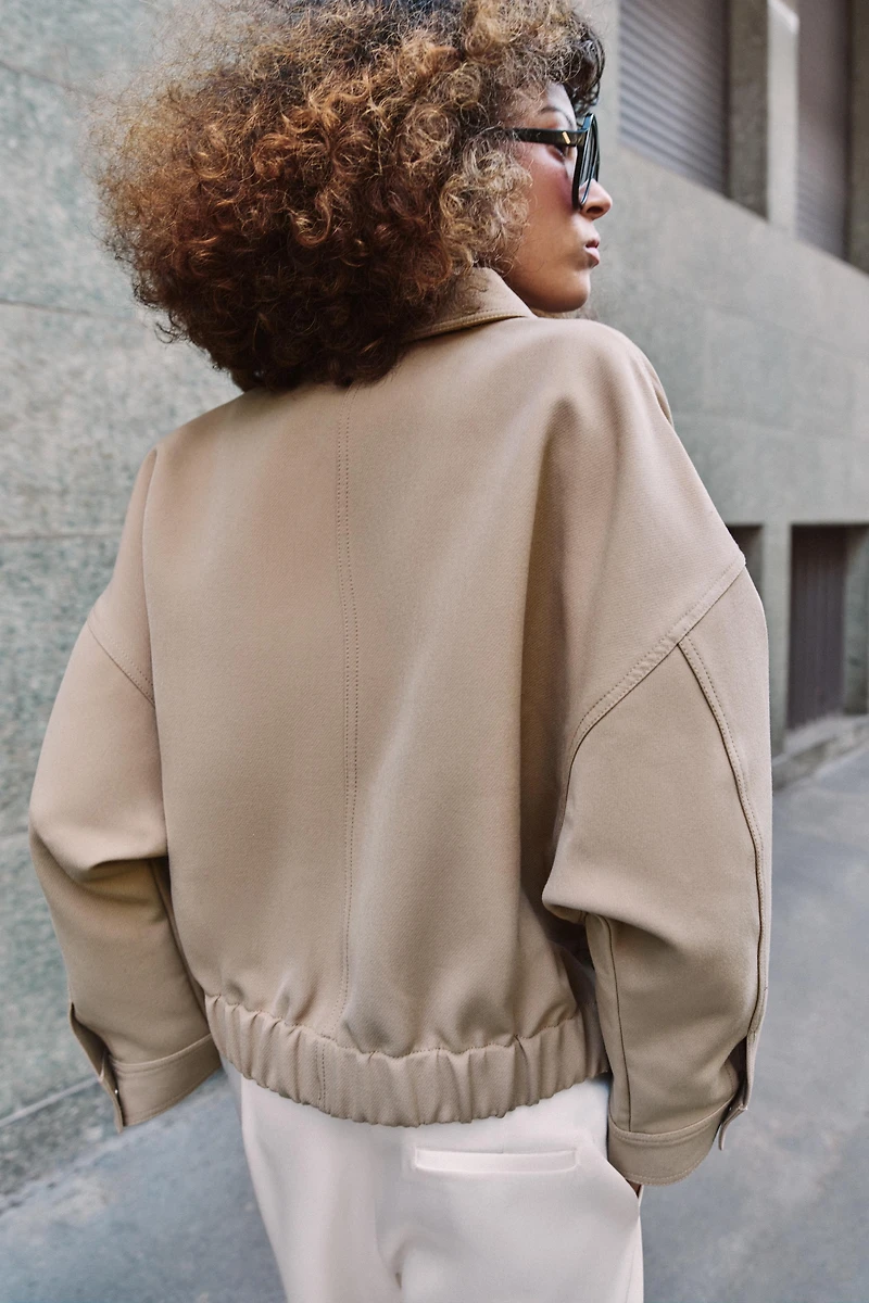 ELASTIC HEM JACKET