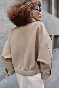 ELASTIC HEM JACKET