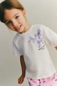 RAISED PRINT T-SHIRT