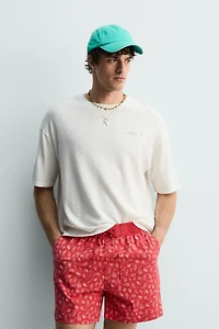 WASHED COTTON - LINEN FLORIDA T-SHIRT