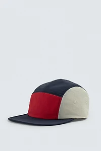 COLOR BLOCK FLAT VISOR TECHNICAL CAP