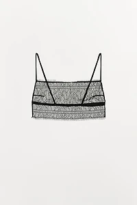 LACE BANDEAU BRALETTE